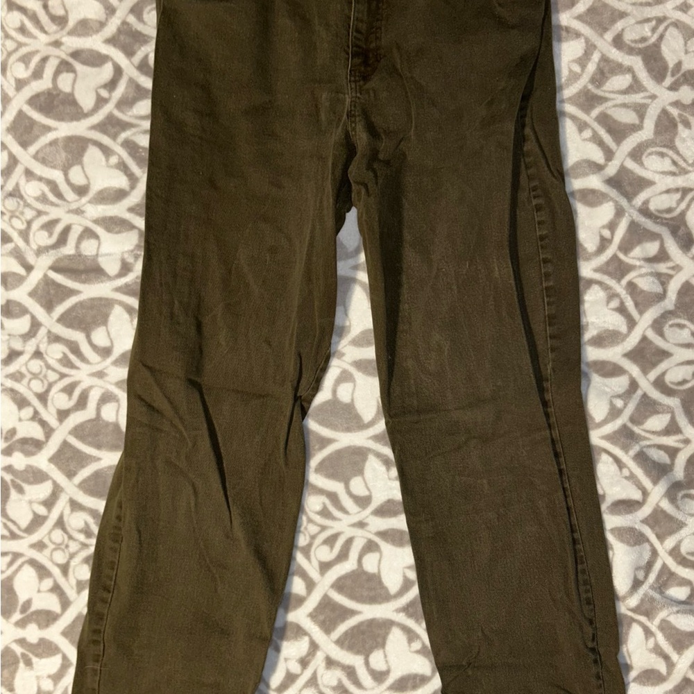 Faded Glory Dark Olive Jeans